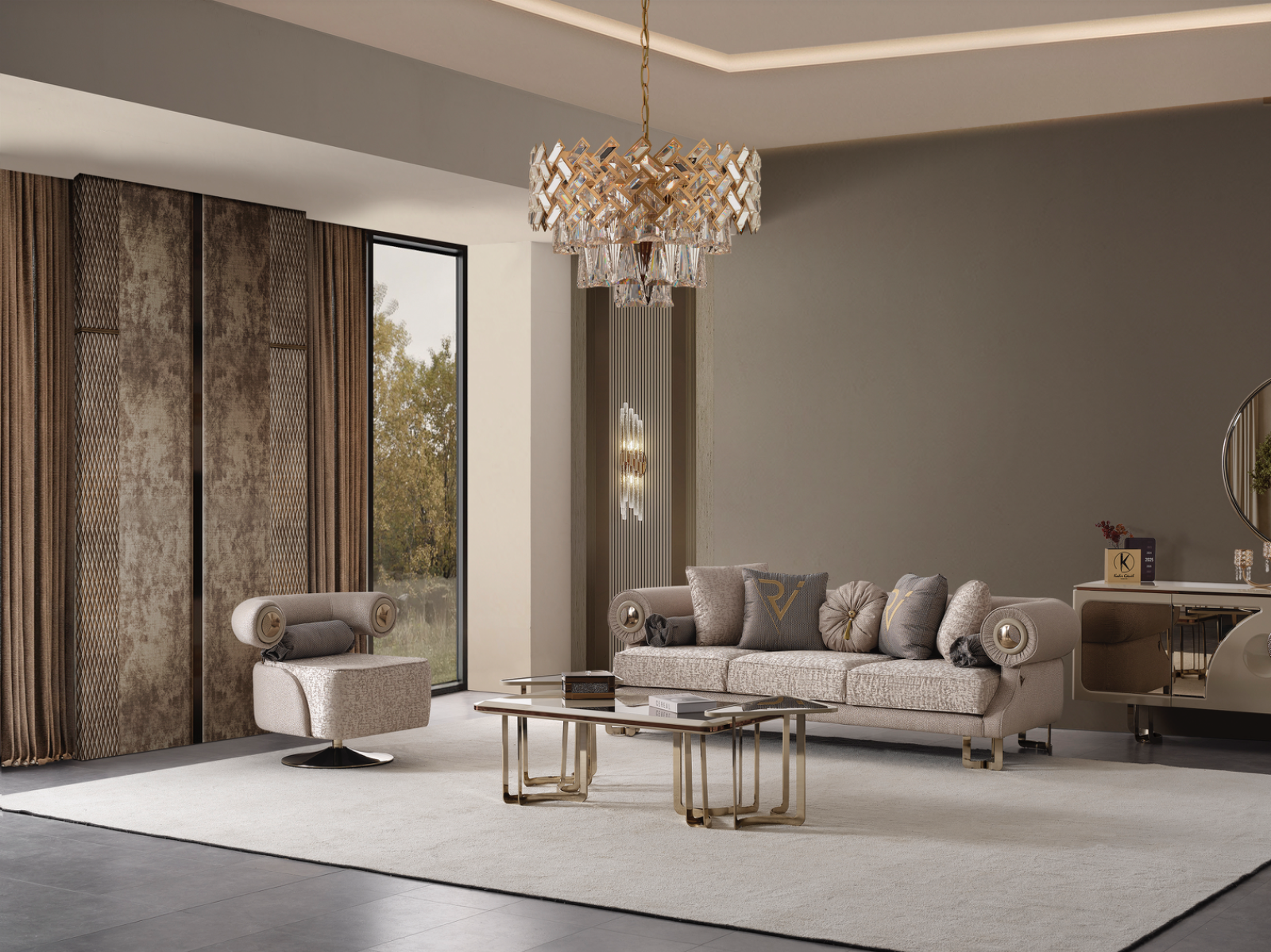 Gucci Oturma Odası - Görsel 9