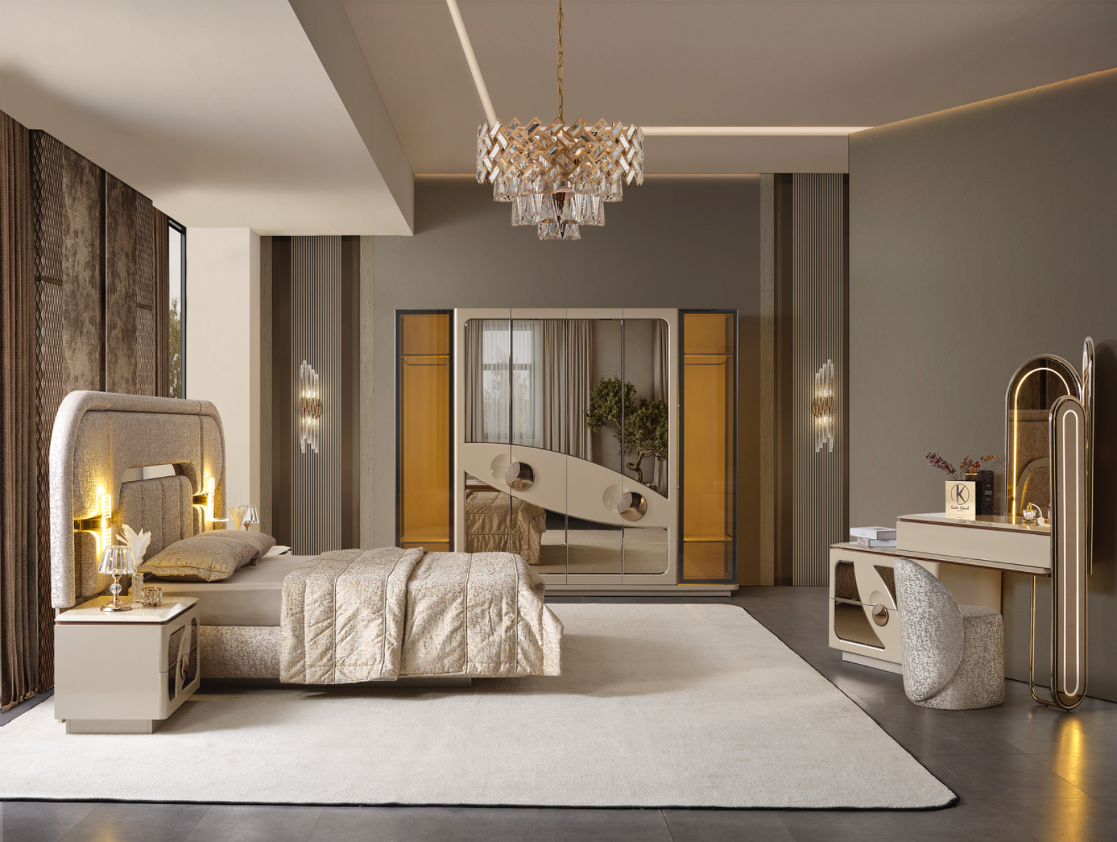 Gucci Yatak Odası - Görsel 3